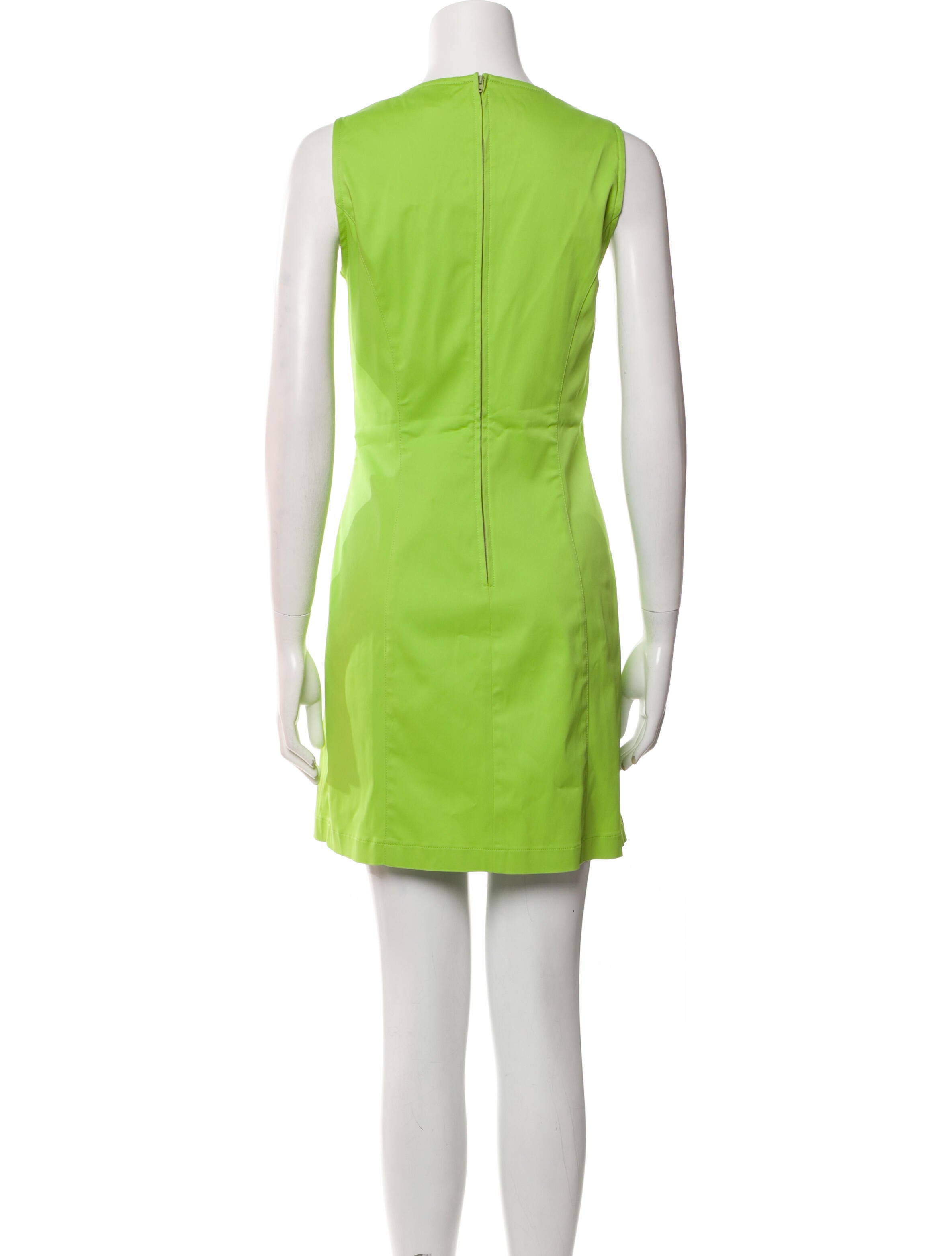 Moschino Scoop Neck Mini Dress